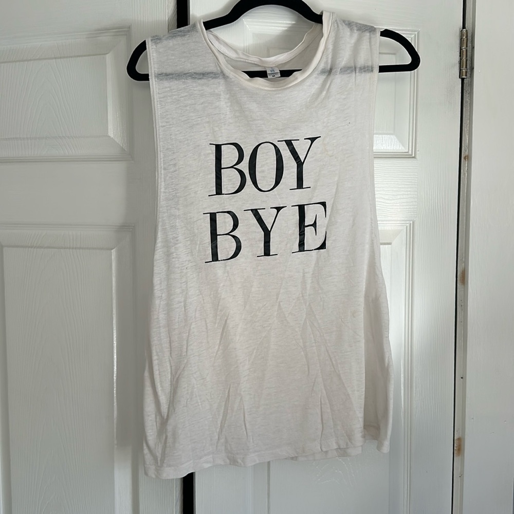 Boy Bye Muscle Tank - Size M